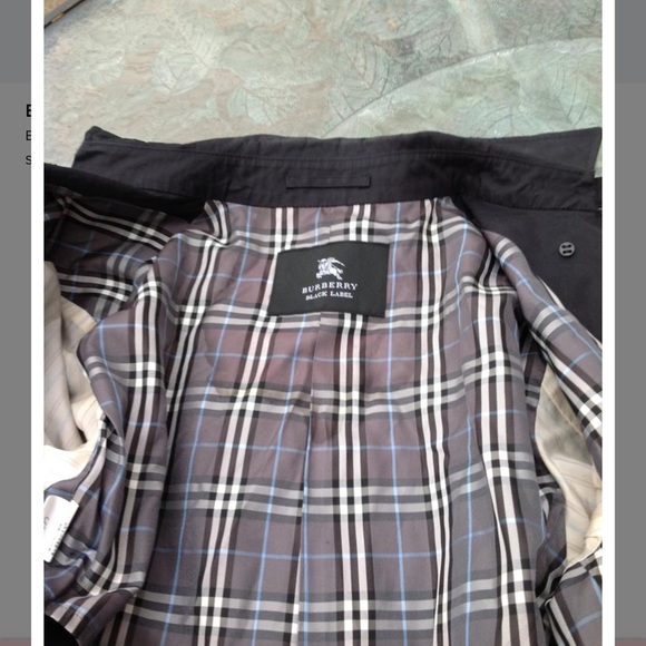 Authentic Burberry black label trench coat size 10 - Picture 2 of 6